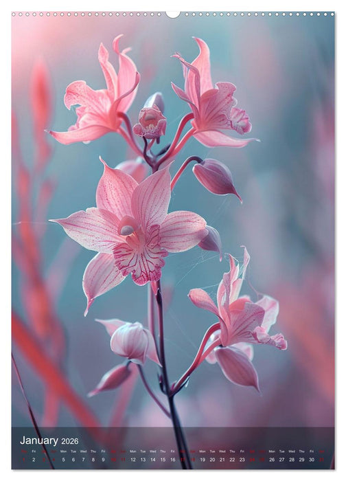 Ethereal Orchids (CALVENDO Monthly Calendar 2026)