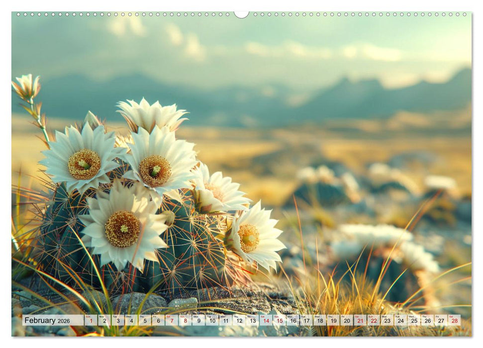 Prickly Cactus Journey (CALVENDO Monthly Calendar 2026)