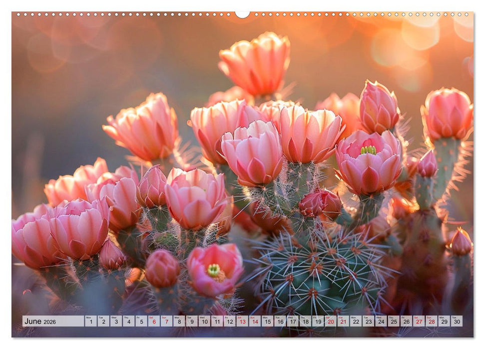 Prickly Cactus Journey (CALVENDO Monthly Calendar 2026)