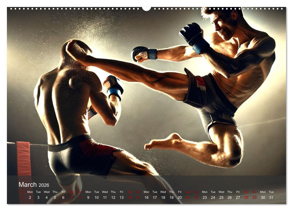 MMA UK - The ultimate fight (CALVENDO Premium-Calendar 2026)