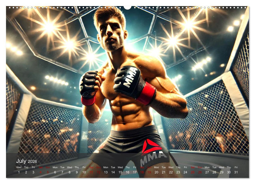 MMA UK - The ultimate fight (CALVENDO Premium-Calendar 2026)