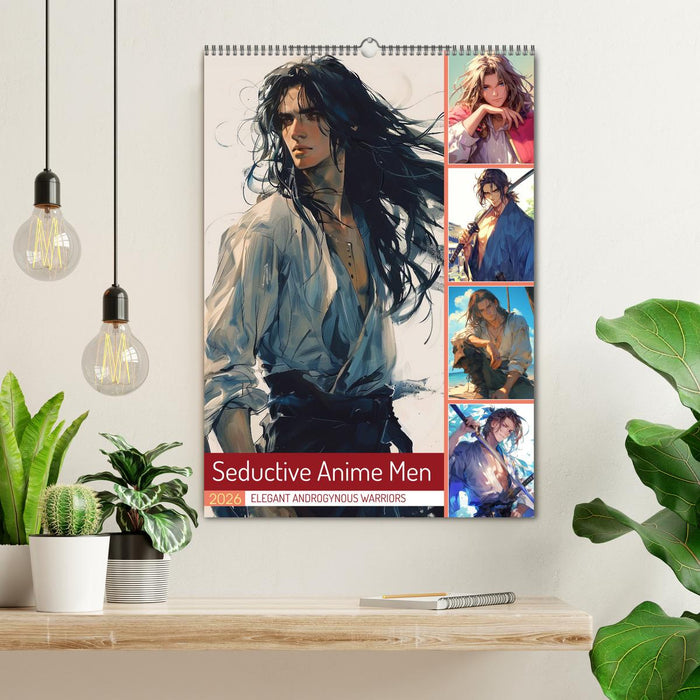 Seductive Anime Men (CALVENDO Monthly Calendar 2026)