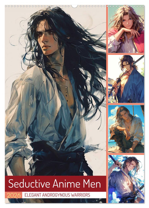 Seductive Anime Men (CALVENDO Monthly Calendar 2026)