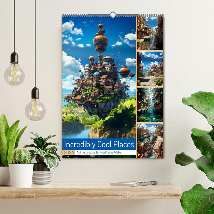 Incredibly Cool Places (CALVENDO Monthly Calendar 2026)