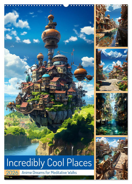 Incredibly Cool Places (CALVENDO Monthly Calendar 2026)