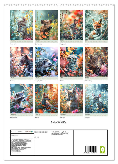 Baby Wildlife (CALVENDO Premium-Calendar 2026)