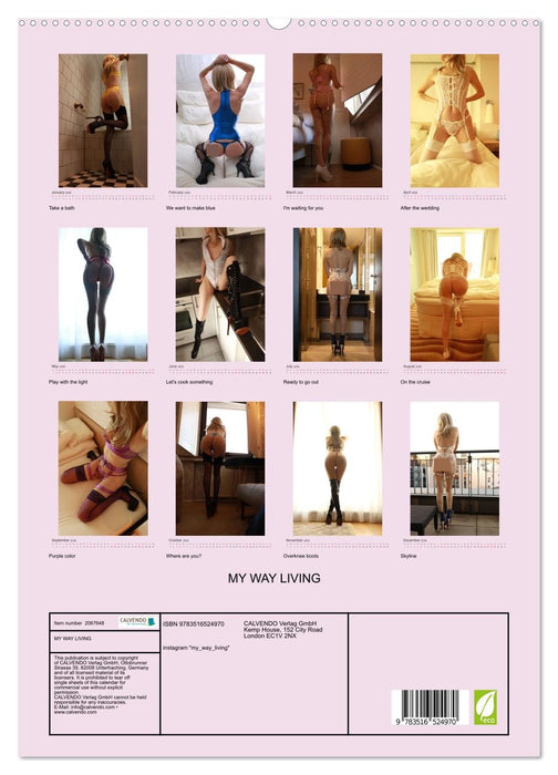 MY WAY LIVING (CALVENDO Premium-Calendar 2026)