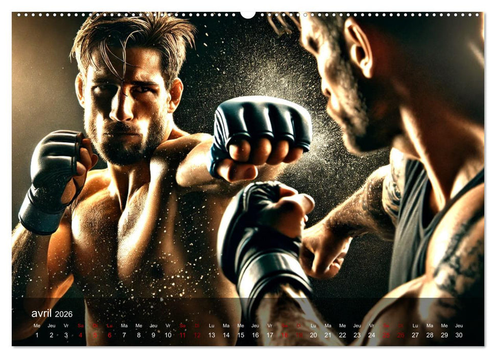 MMA - Mixed Martial Arts France (CALVENDO Calendrier supérieur 2026)