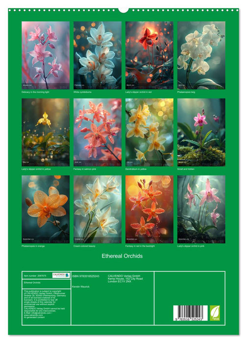 Ethereal Orchids (CALVENDO Premium-Calendar 2026)