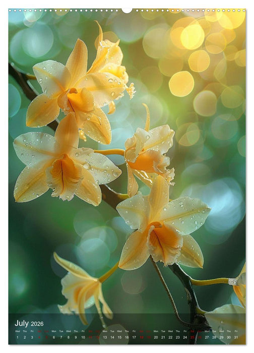 Ethereal Orchids (CALVENDO Premium-Calendar 2026)