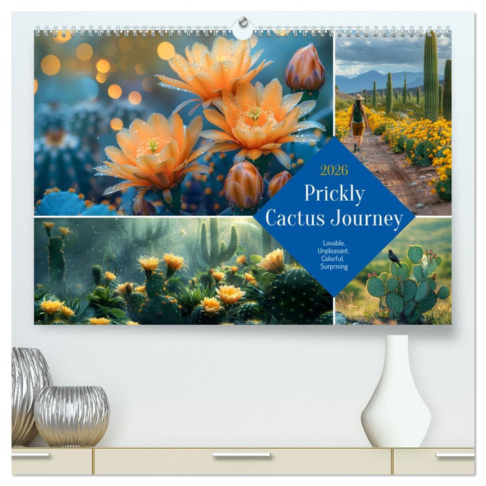 Prickly Cactus Journey (CALVENDO Premium-Calendar 2026)