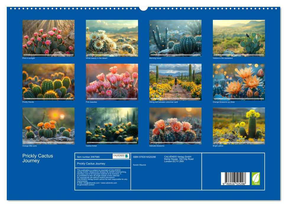 Prickly Cactus Journey (CALVENDO Premium-Calendar 2026)