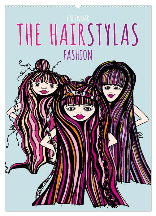 The HAIRSTYLAS Fashion (CALVENDO Monthly Calendar 2026)