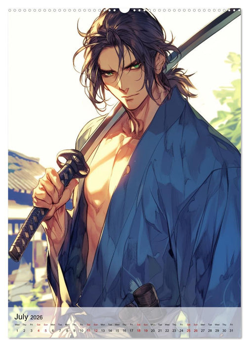 Seductive Anime Men (CALVENDO Premium-Calendar 2026)