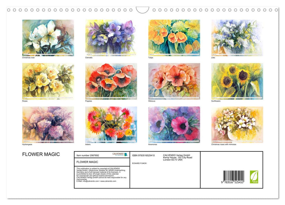 FLOWER MAGIC (CALVENDO Monthly Calendar 2026)