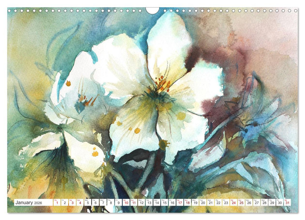 FLOWER MAGIC (CALVENDO Monthly Calendar 2026)