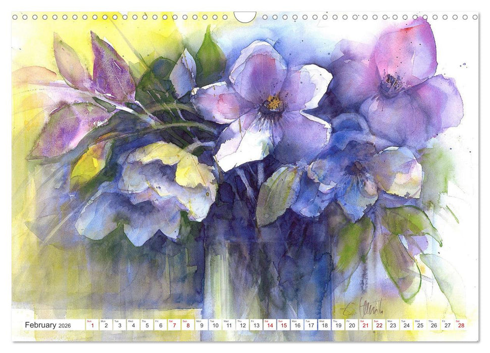 FLOWER MAGIC (CALVENDO Monthly Calendar 2026)
