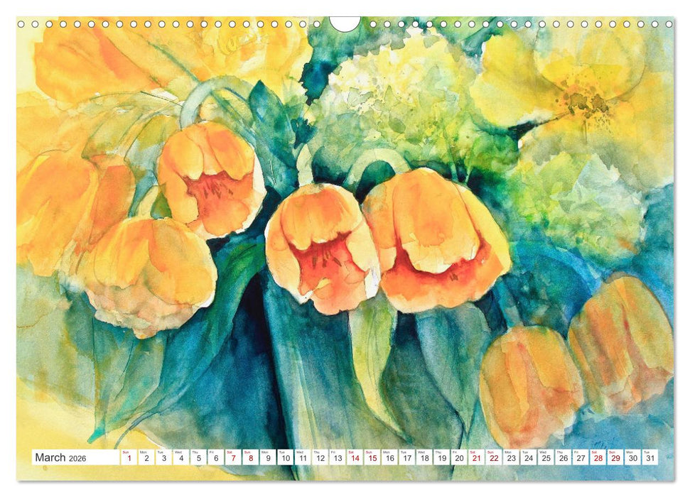 FLOWER MAGIC (CALVENDO Monthly Calendar 2026)