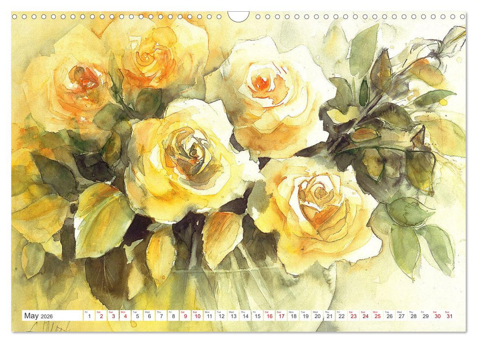 FLOWER MAGIC (CALVENDO Monthly Calendar 2026)