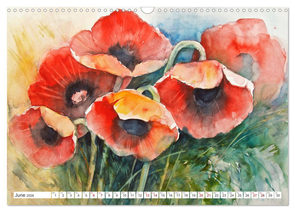 FLOWER MAGIC (CALVENDO Monthly Calendar 2026)