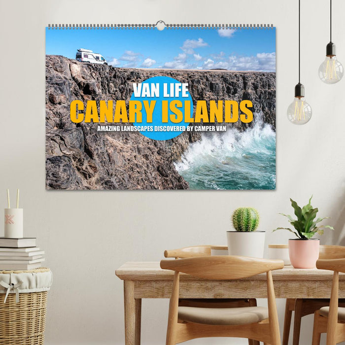 CANARY ISLANDS by CAMPER VAN (CALVENDO Monthly Calendar 2026)