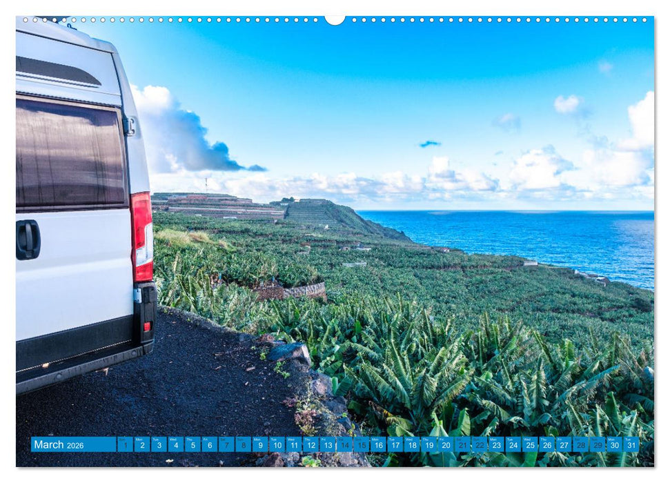 CANARY ISLANDS by CAMPER VAN (CALVENDO Monthly Calendar 2026)