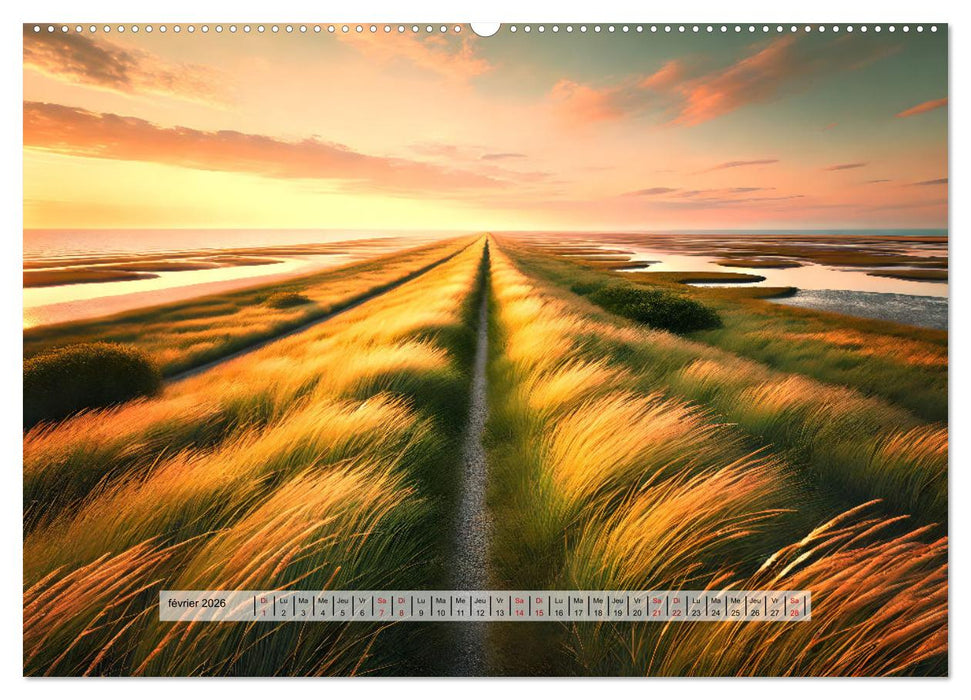 Trouver sa voie - Des paysages qui font rêver (CALVENDO Calendrier supérieur 2026)