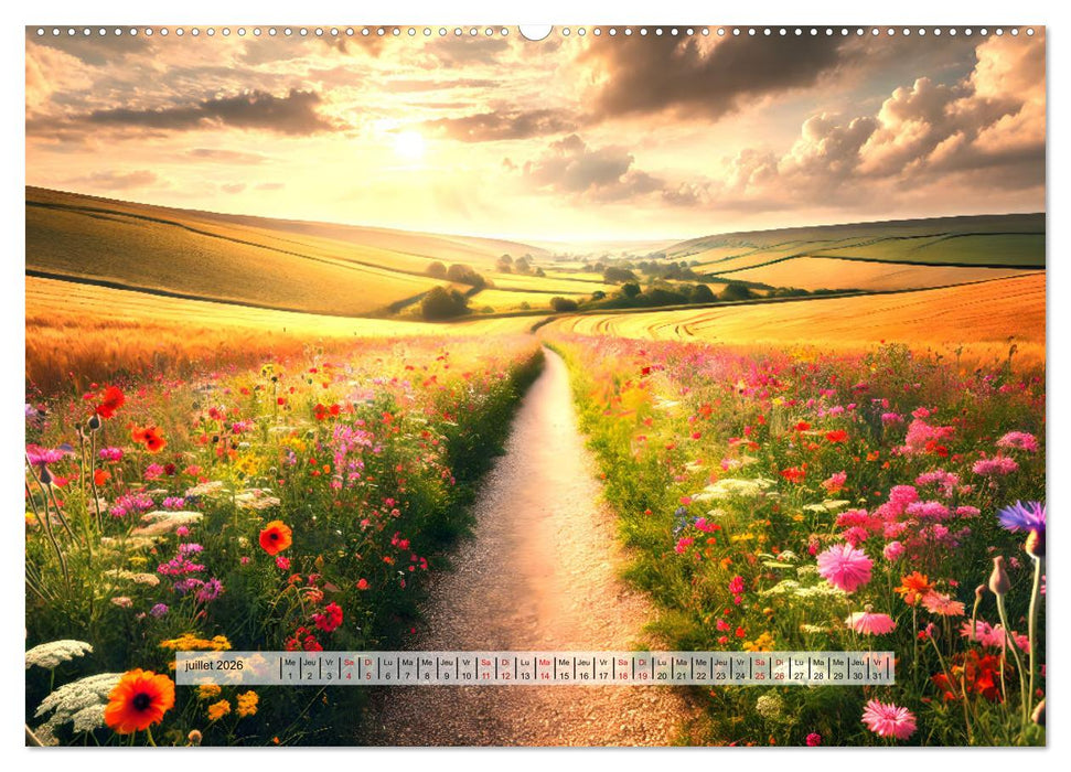 Trouver sa voie - Des paysages qui font rêver (CALVENDO Calendrier supérieur 2026)