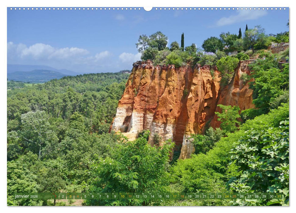Impressions de Roussillon (CALVENDO Calendrier mensuel 2026)