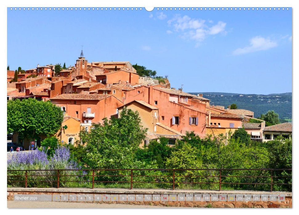 Impressions de Roussillon (CALVENDO Calendrier mensuel 2026)