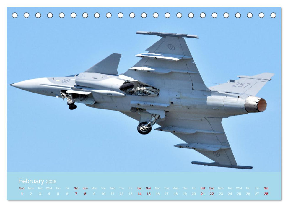 Stunning Aircraft (CALVENDO Monthly Calendar 2026)