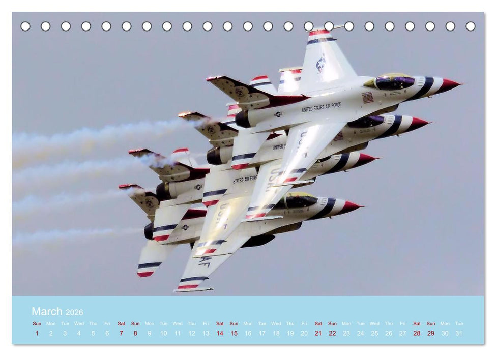Stunning Aircraft (CALVENDO Monthly Calendar 2026)