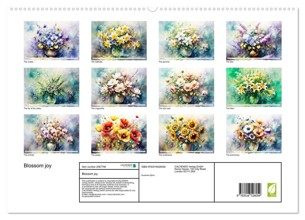 Blossom joy (CALVENDO Premium-Calendar 2026)