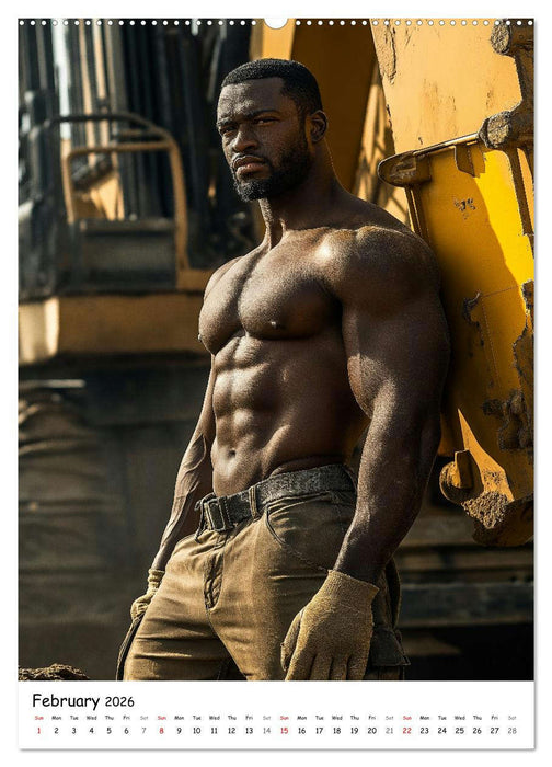 Hot Builders - Hard at Work (CALVENDO Monthly Calendar 2026)