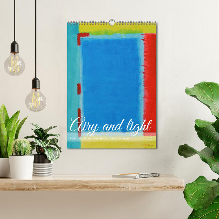 Airy and light color harmonies (CALVENDO Monthly Calendar 2026)