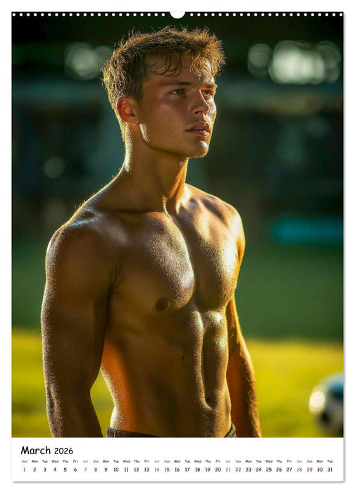 Football Fever - Sexy on the Pitch (CALVENDO Monthly Calendar 2026)
