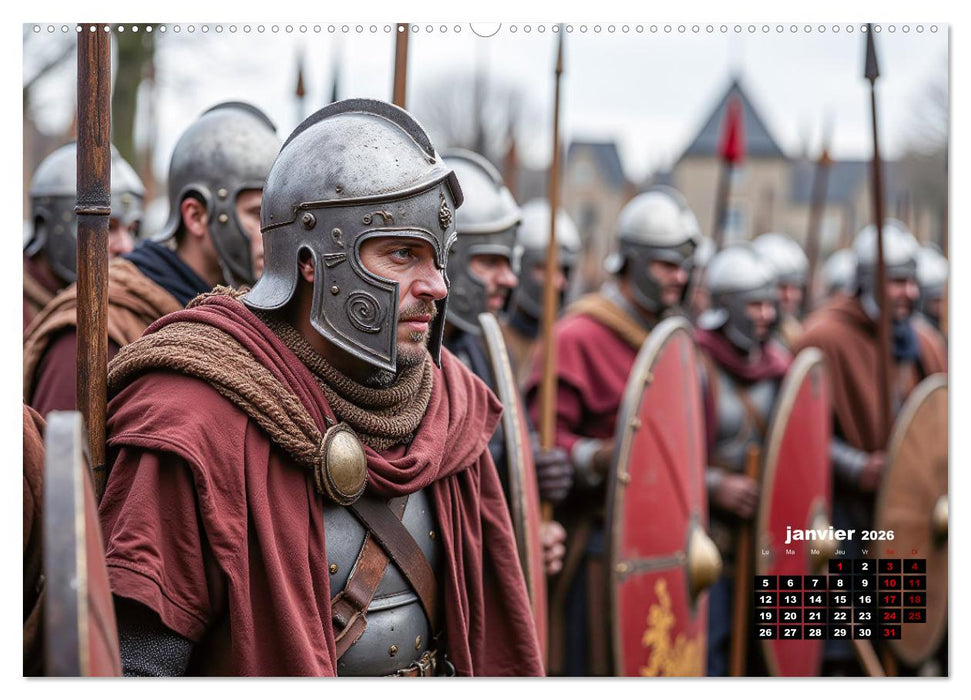 La vie pendant l'Antiquité - Rome et les Romains (CALVENDO Calendrier mensuel 2026)