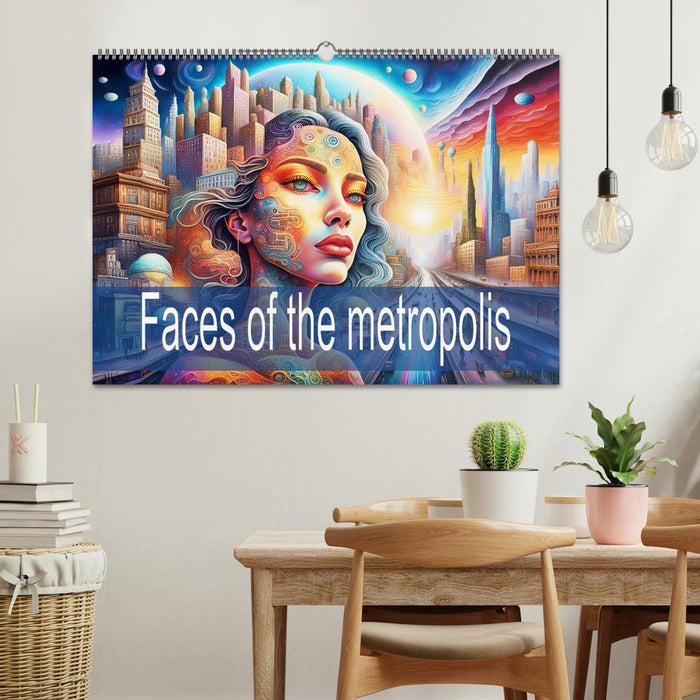 Faces of the metropolis (CALVENDO Monthly Calendar 2026)