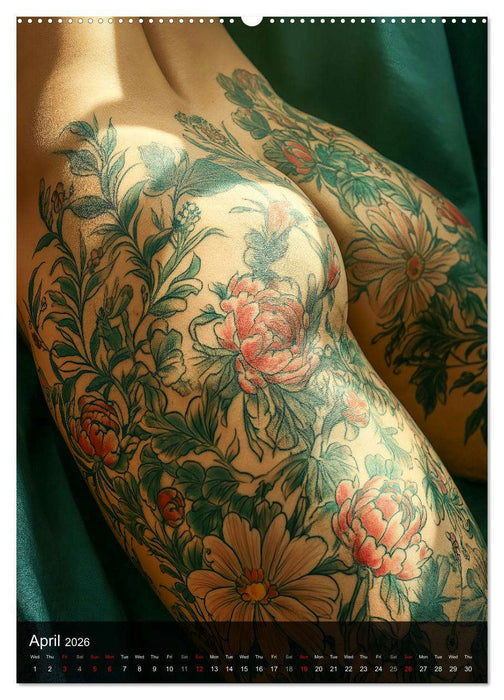 Inked Bodies - Sexy Tattooed Men (CALVENDO Monthly Calendar 2026)