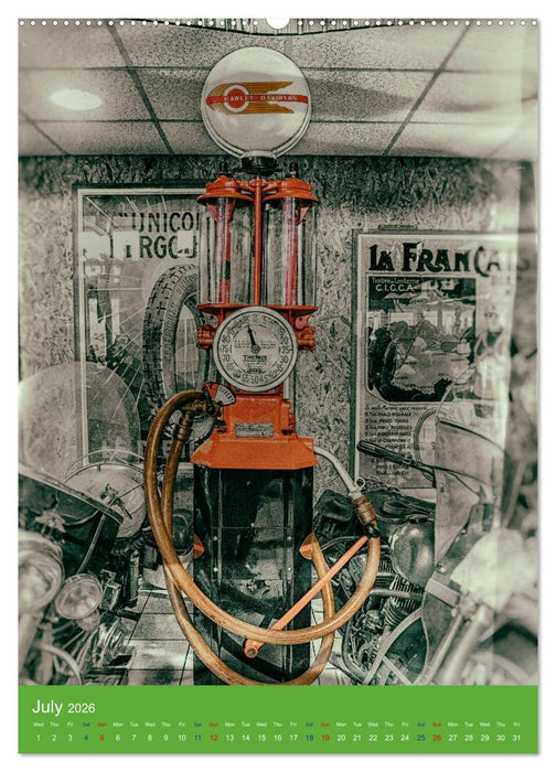 Fuel vintage pumps (CALVENDO Premium-Calendar 2026)
