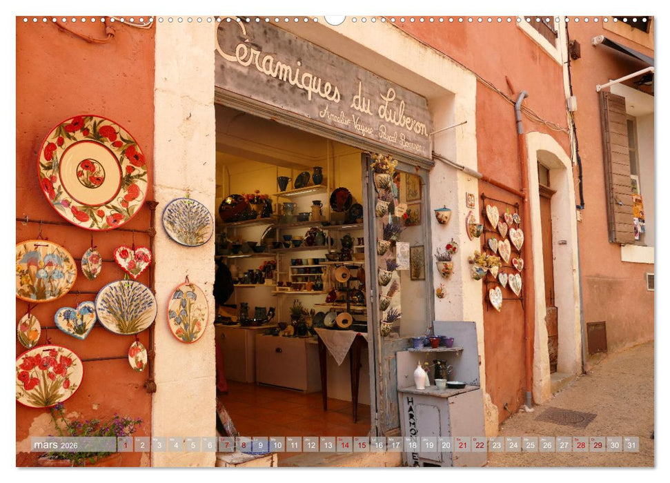 Impressions de Roussillon (CALVENDO Calendrier supérieur 2026)