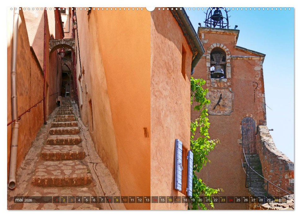 Impressions de Roussillon (CALVENDO Calendrier supérieur 2026)