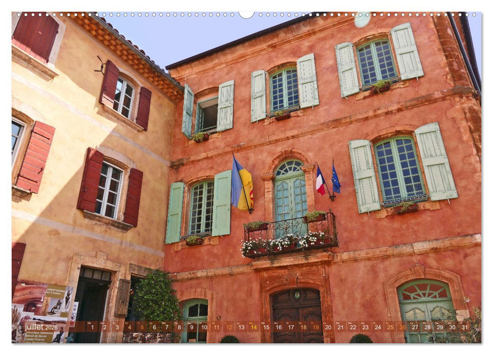 Impressions de Roussillon (CALVENDO Calendrier supérieur 2026)