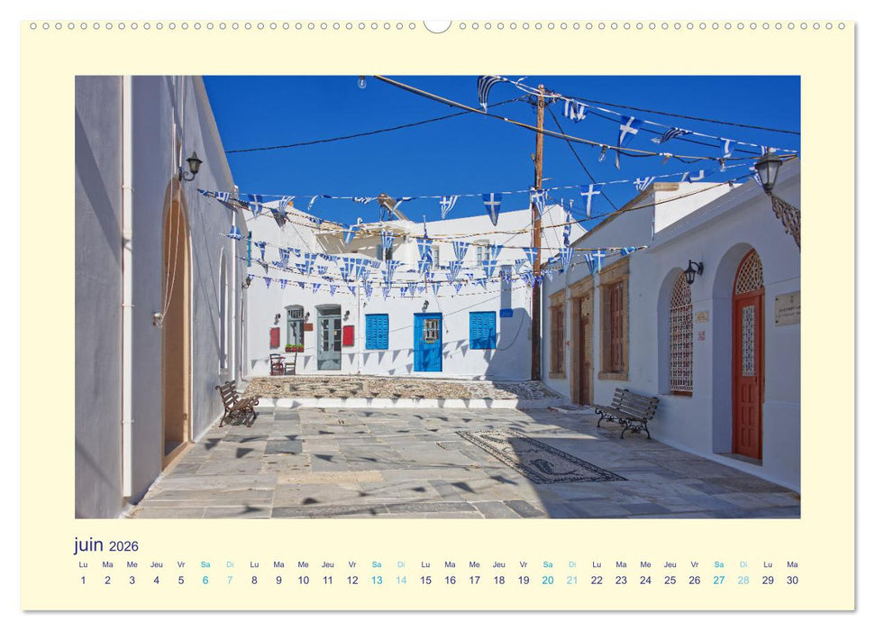Les îles mythiques de Grèce - MILOS (CALVENDO Calendrier mensuel 2026)