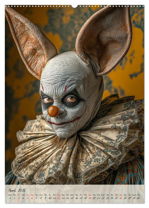 Circus Faces (CALVENDO Monthly Calendar 2026)