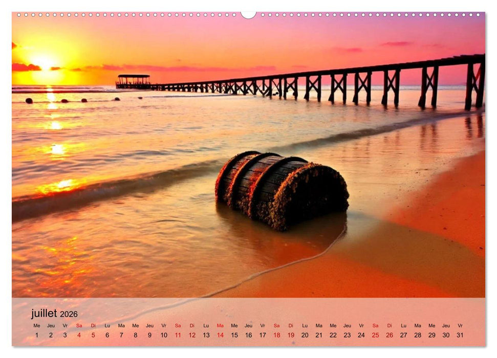 Chemins vers la mer (CALVENDO Calendrier supérieur 2026)