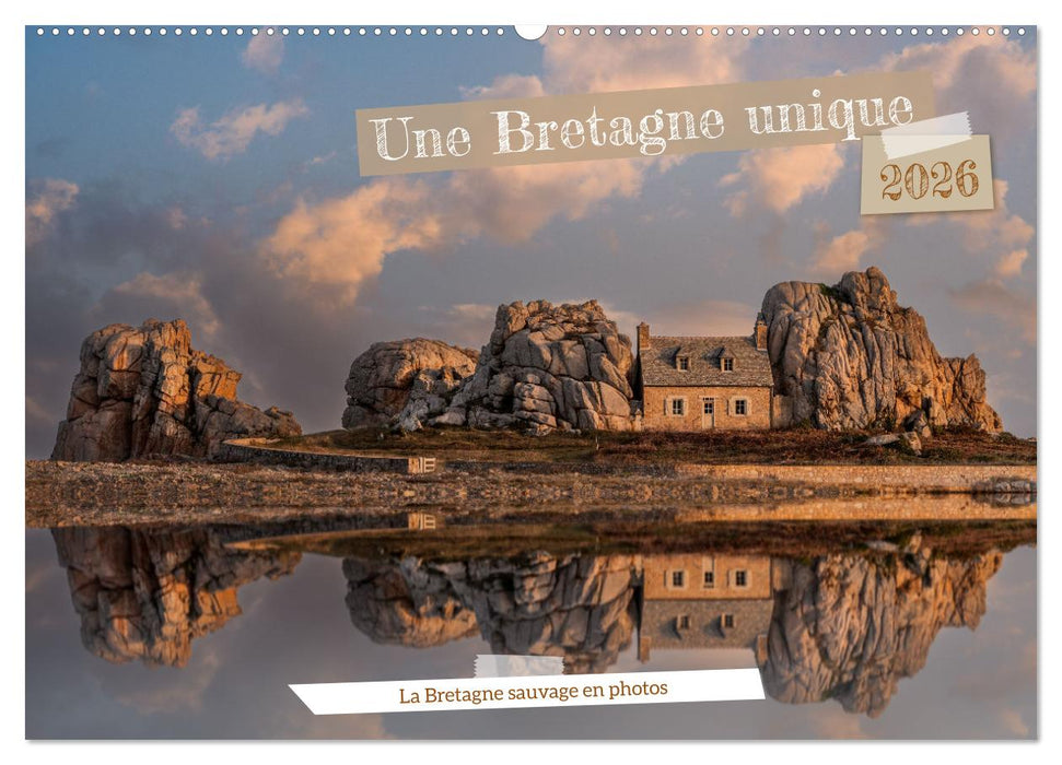 Une Bretagne unique (CALVENDO Calendrier mensuel 2026)