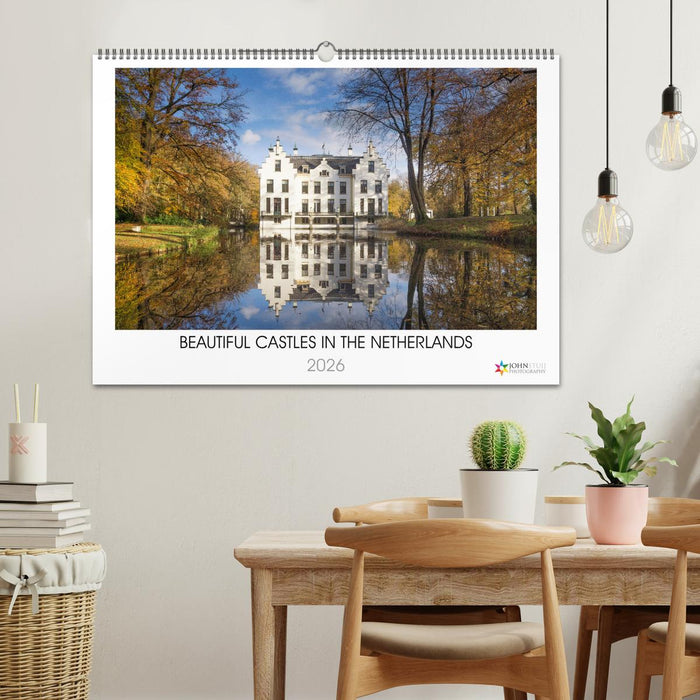 Beautiful castles in the Netherlands (CALVENDO Monthly Calendar 2026)