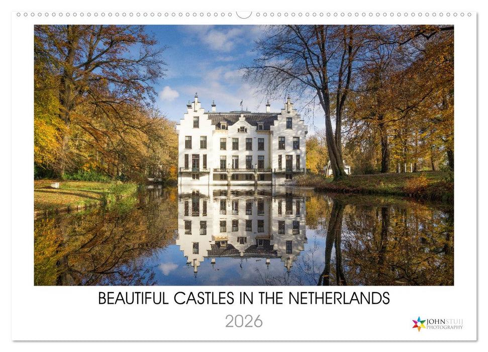 Beautiful castles in the Netherlands (CALVENDO Monthly Calendar 2026)