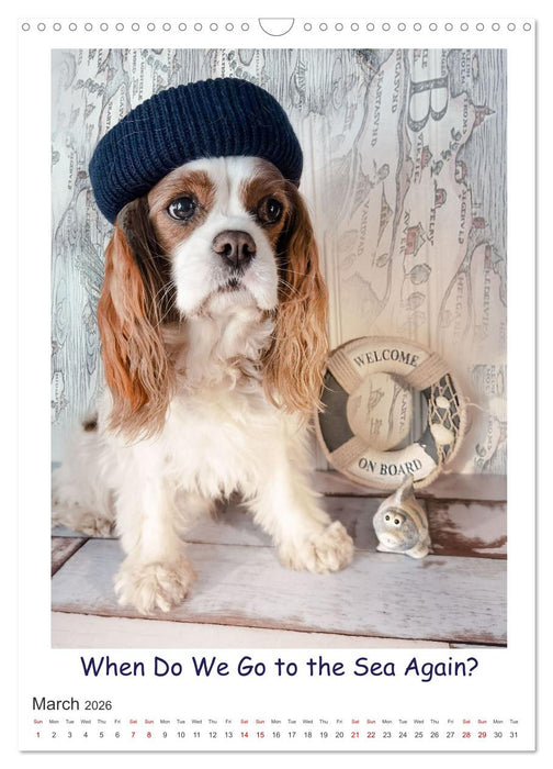 The Adventurous Life of two Daring Cavaliers (CALVENDO Monthly Calendar 2026)